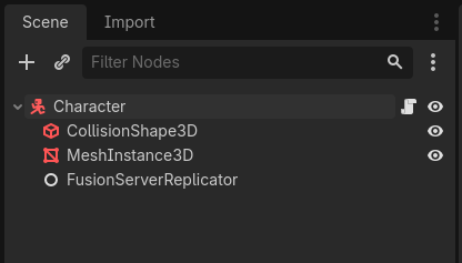 Character Scene Structure