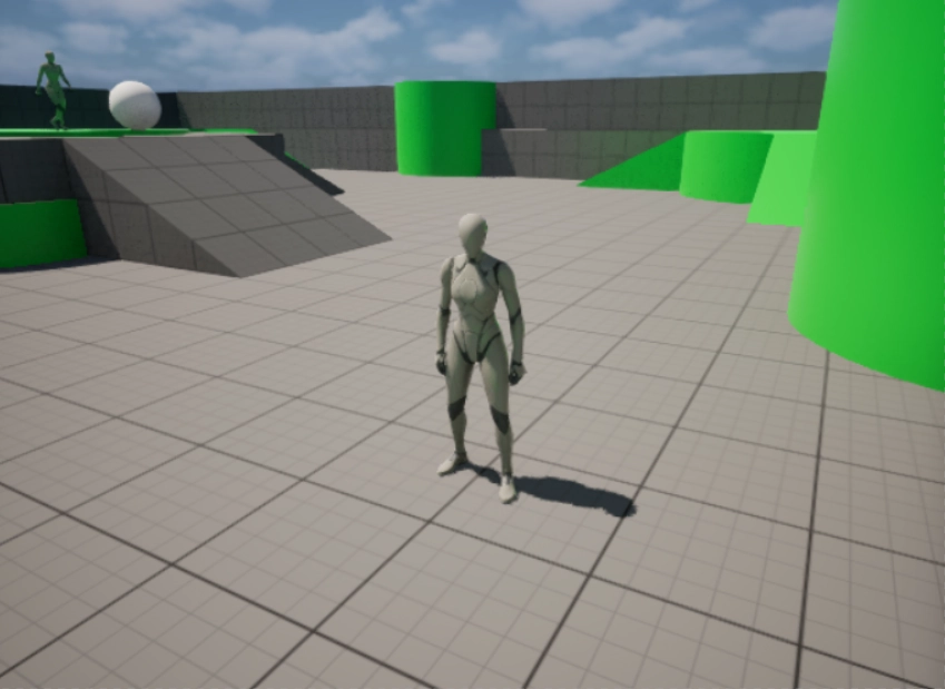Players interacting with a physics-based object under Forecast