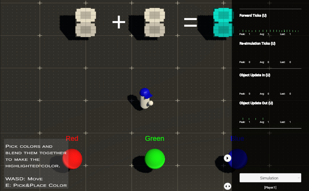 StatisticsのSimulationページ