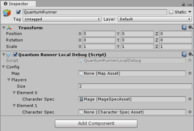 Assetのリンクプロパティは、スクリプト可能なQuantumオブジェクトのタイプセーフスロットとして表示されます。