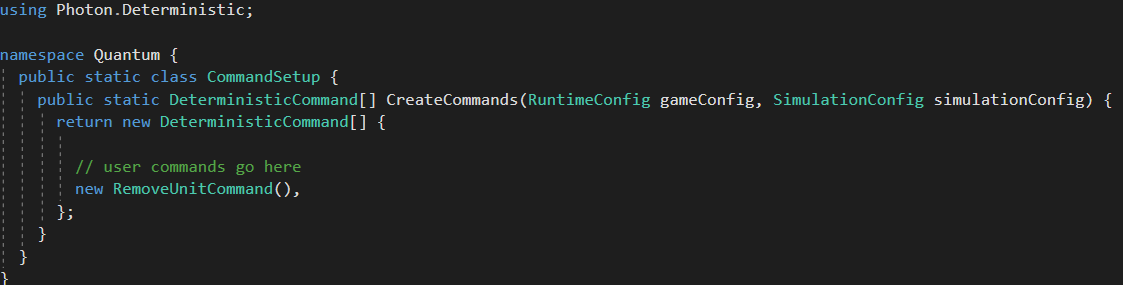 CommandSetup.csでコマンドを設定する