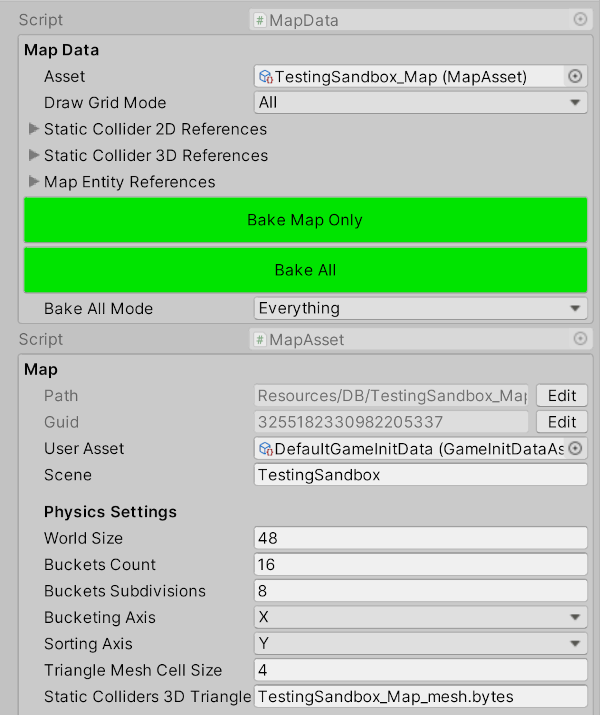 adjust the world size for your playable area