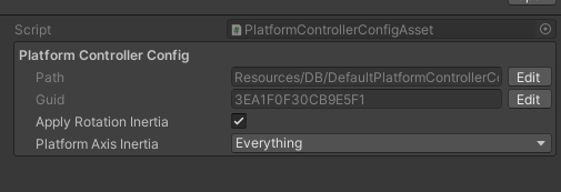 editing platform config