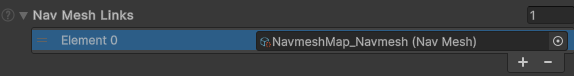 Map navmesh references