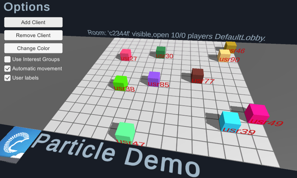 Particle Demo in Unity