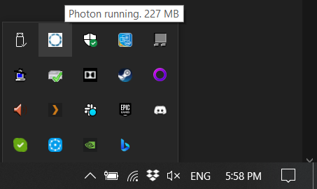 Photon Server: Photon Control